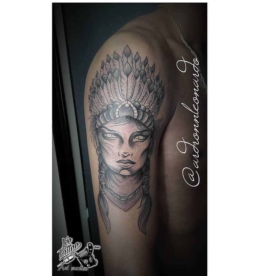 Feather Headdress Portrait