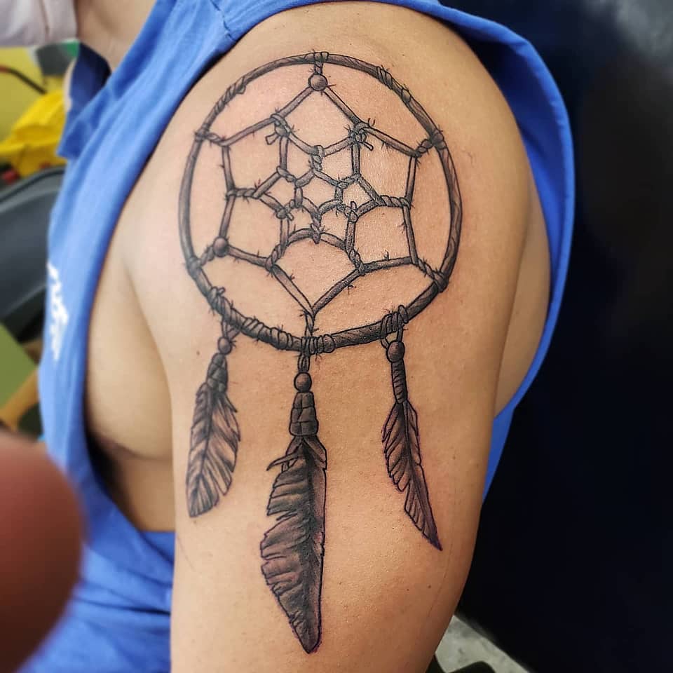 Feathered Dreamcatcher Shield
