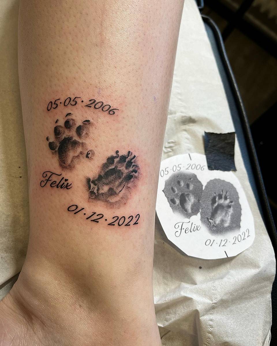 Felix Paw Print Memorial