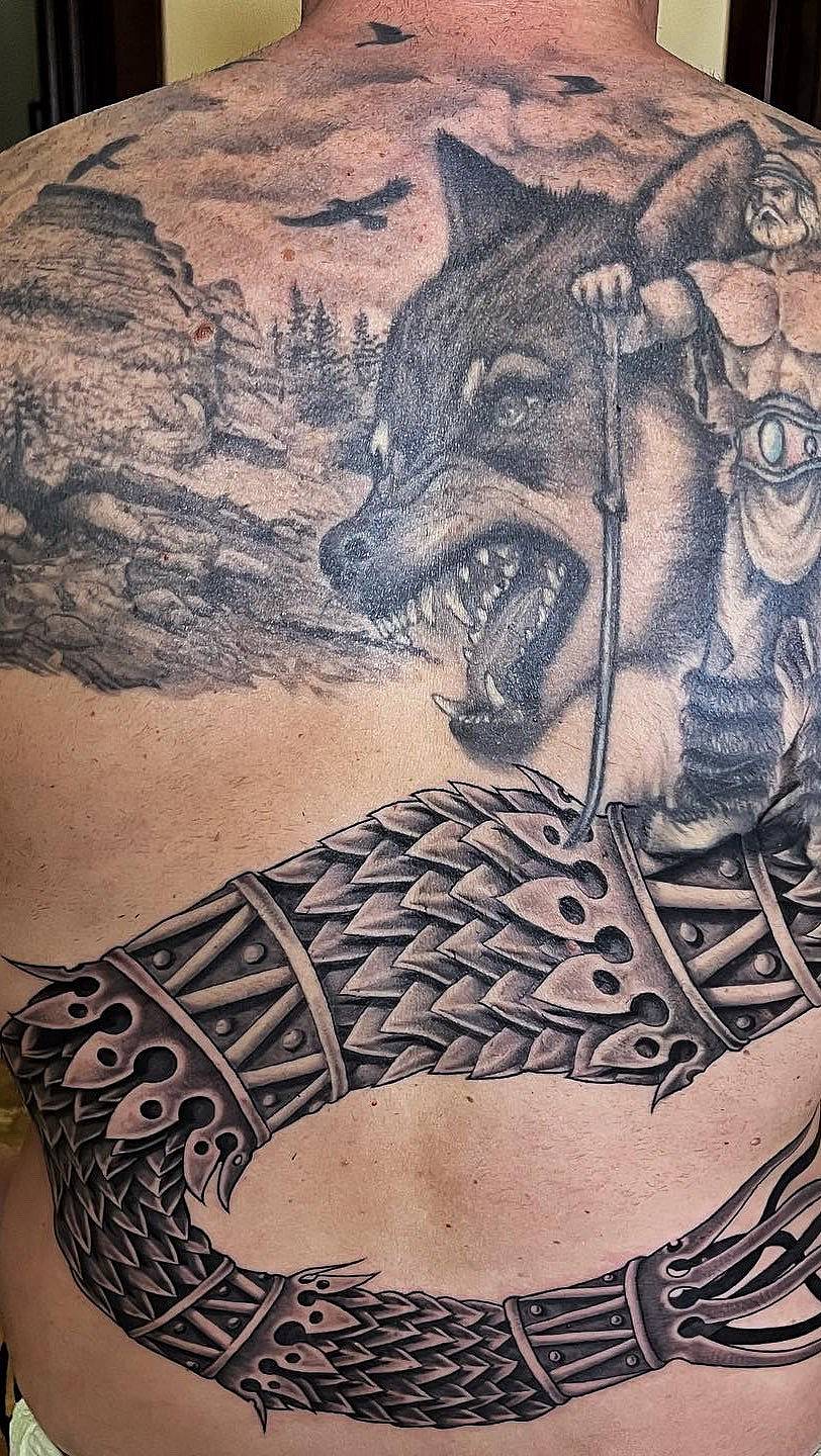 Fenrir Bound Backpiece