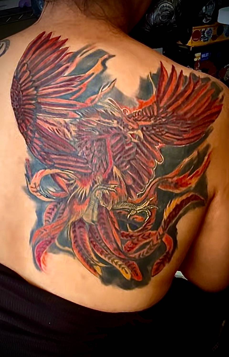 Fiery Phoenix Backpiece