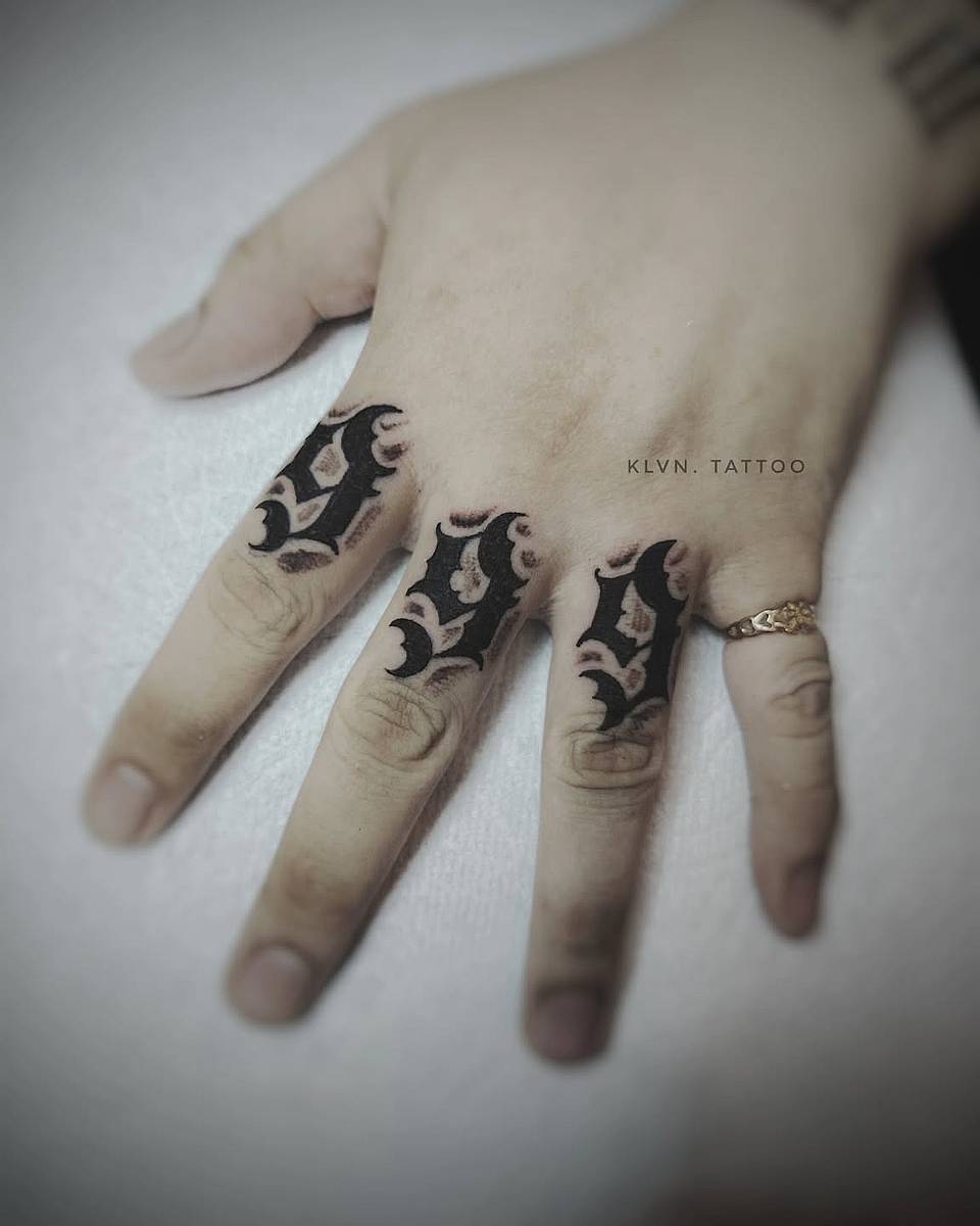 Filigree Crescent Knuckle Bands