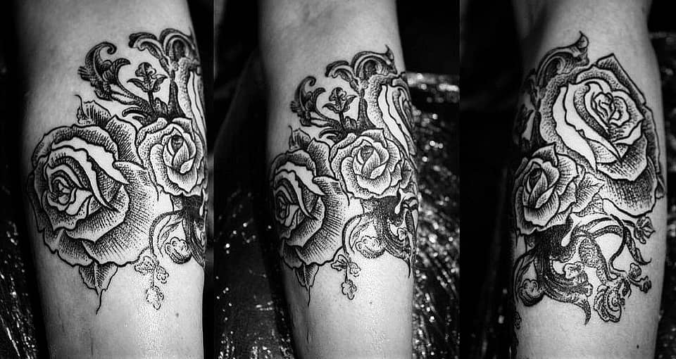 Filigree Rose Cluster
