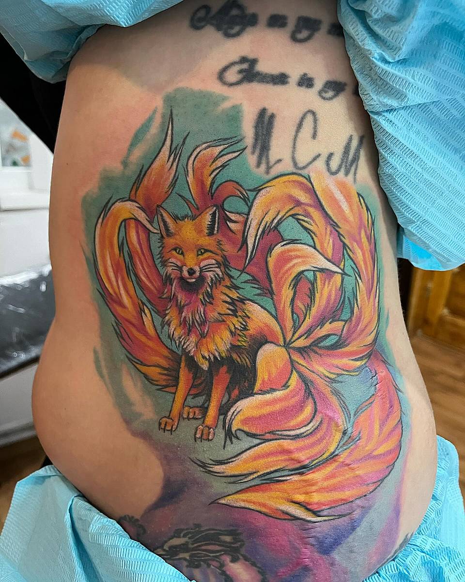 Flaming Nine-Tailed Kitsune
