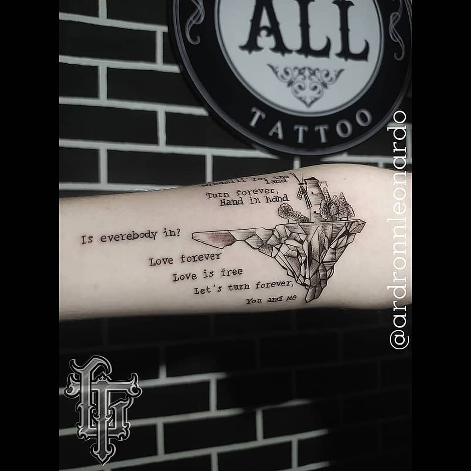 Floating Island & Lyrics