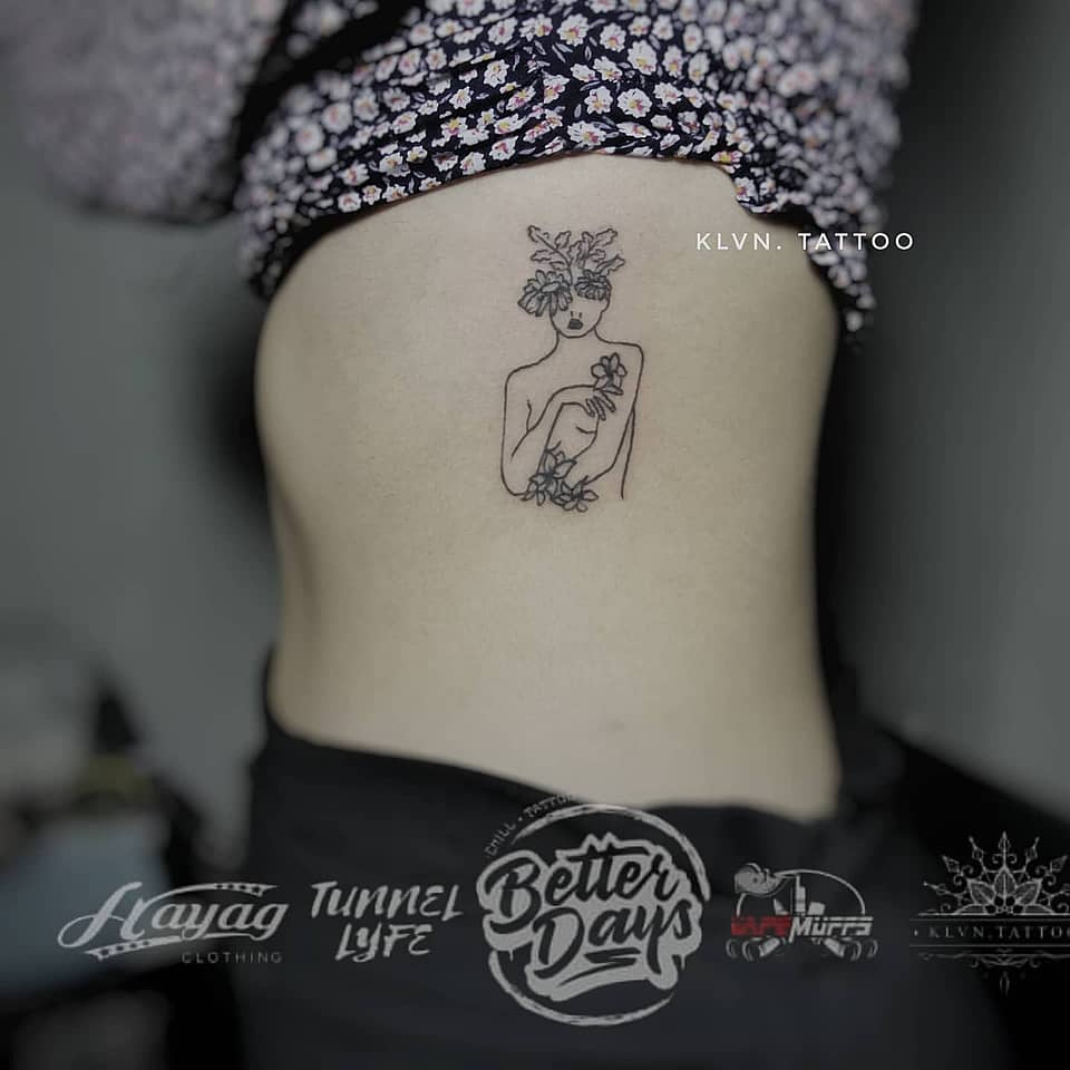 Floral Figure Linework