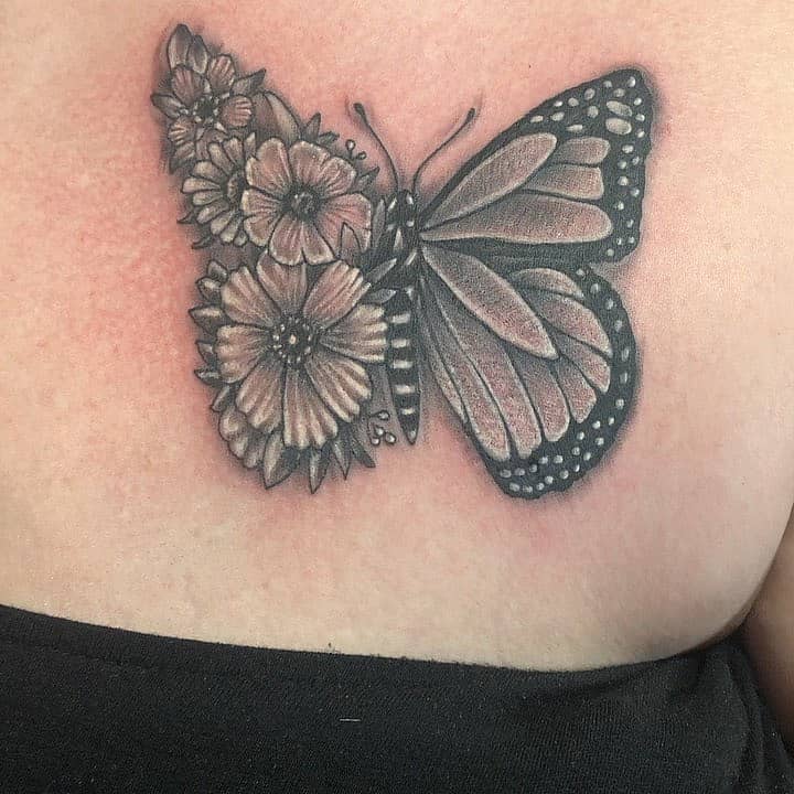 Floral Monarch Wing