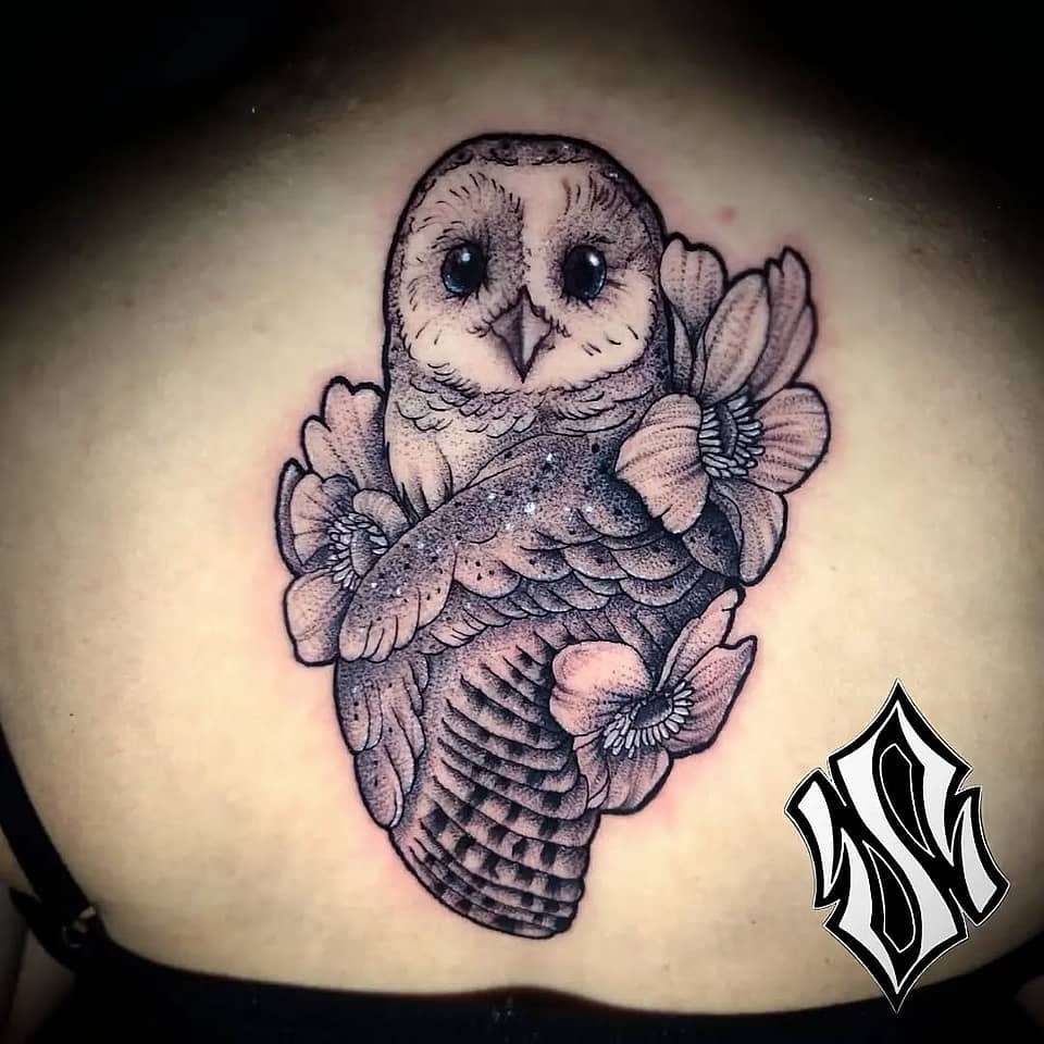 Floral Night Owl