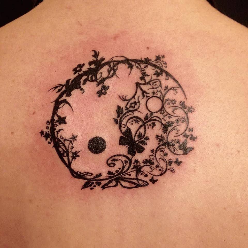 Floral Yin Yang