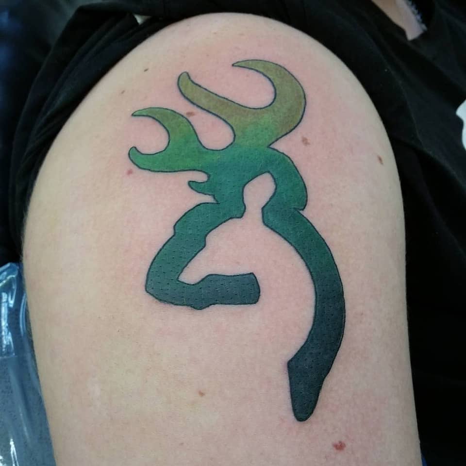 Forest Buck Silhouette