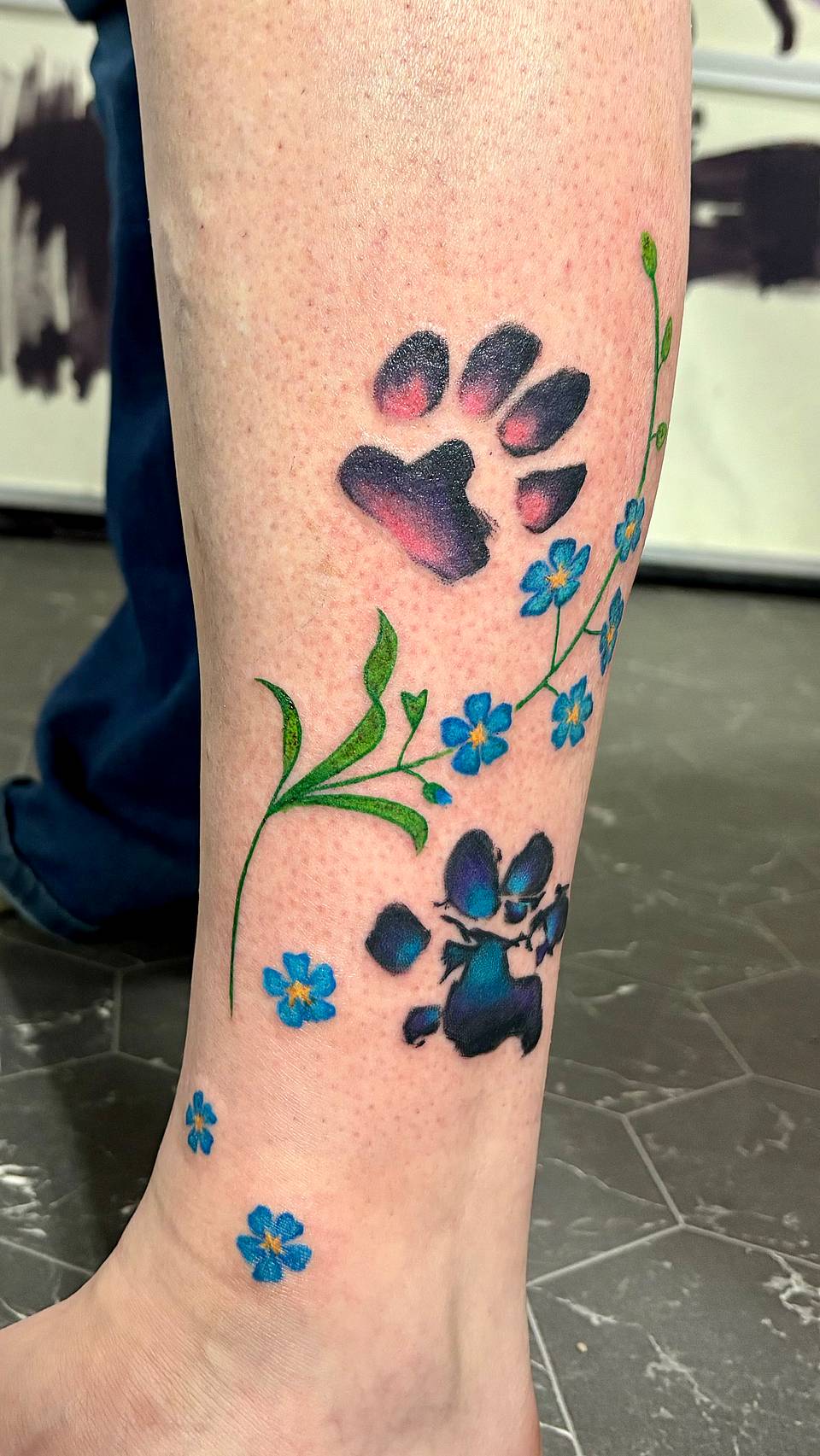 Forget-Me-Not Paw Tribute