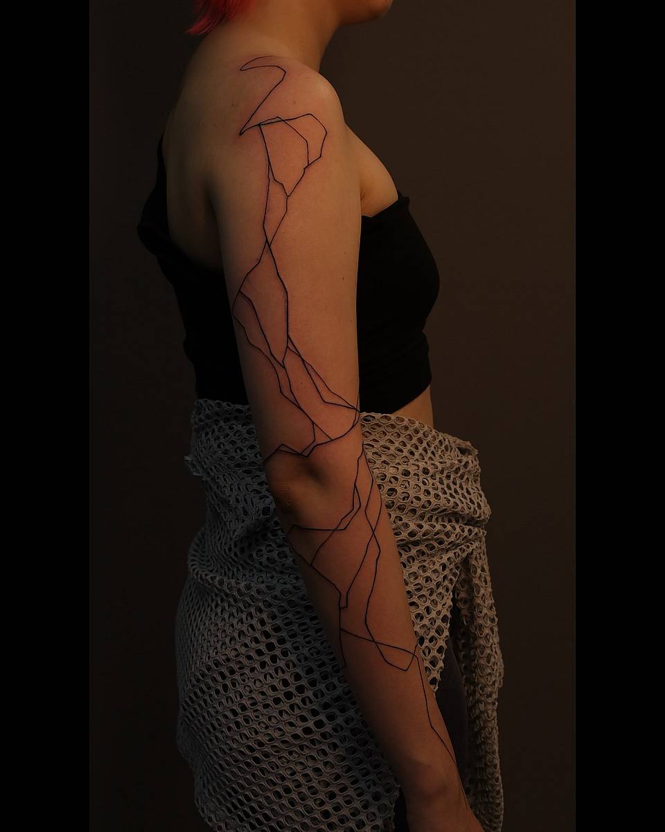 Fractured Line Sleeve