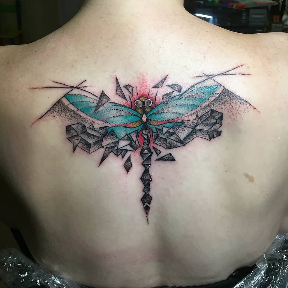 Fragmented Geometric Dragonfly