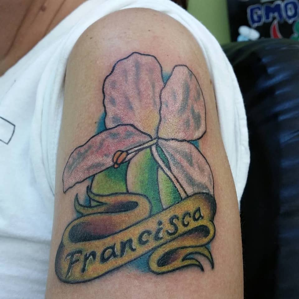 Francisca Orchid Name Banner