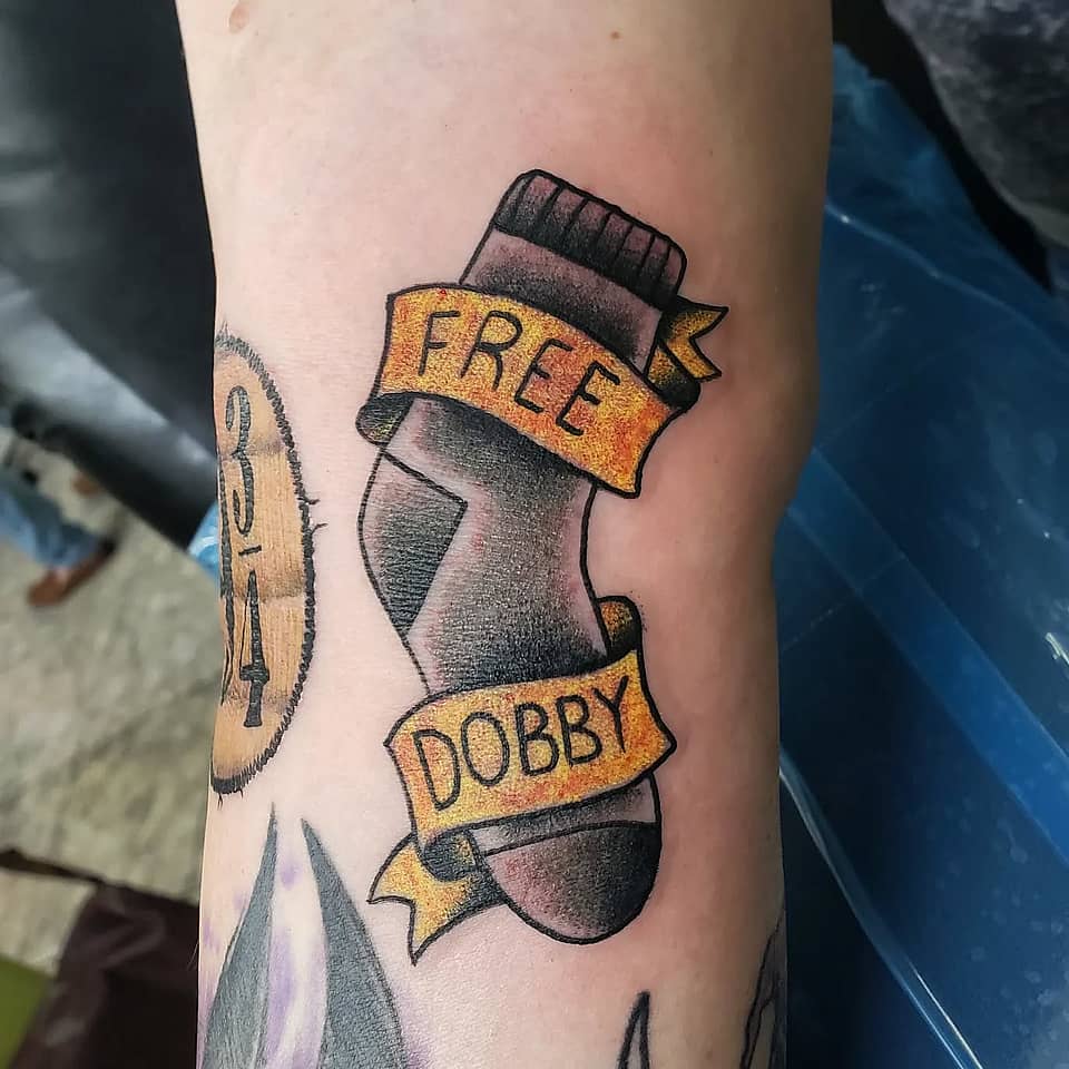 Free Dobby Sock Banner