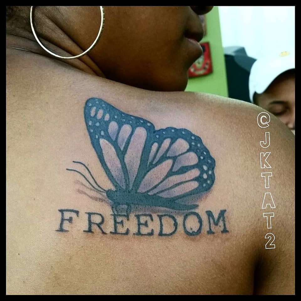 Freedom Butterfly Shoulder Blade