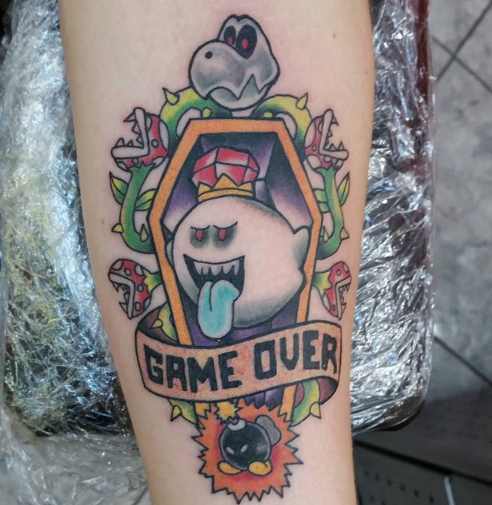 Game Over King Boo Crest