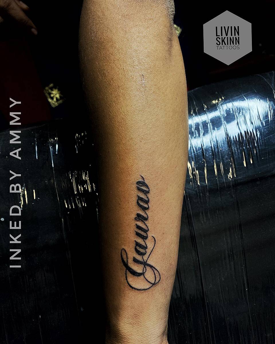Gaurav Cursive Lettering
