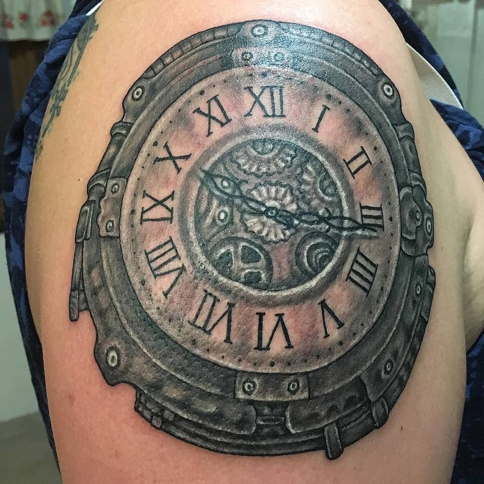 Gears of Time Steampunk Clock