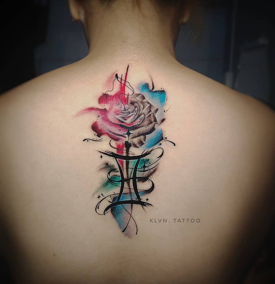 Gemini Rose Watercolor