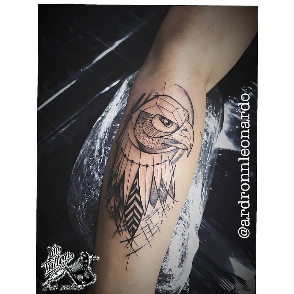 Geometric Owl Dreamcatcher