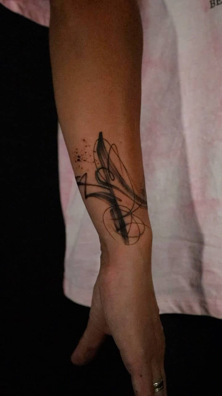 Gestural Ink Calligraphy