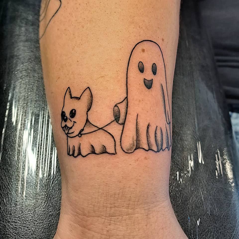 Ghost and Pup Walkies