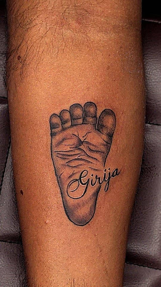 Girija Baby Footprint Tribute