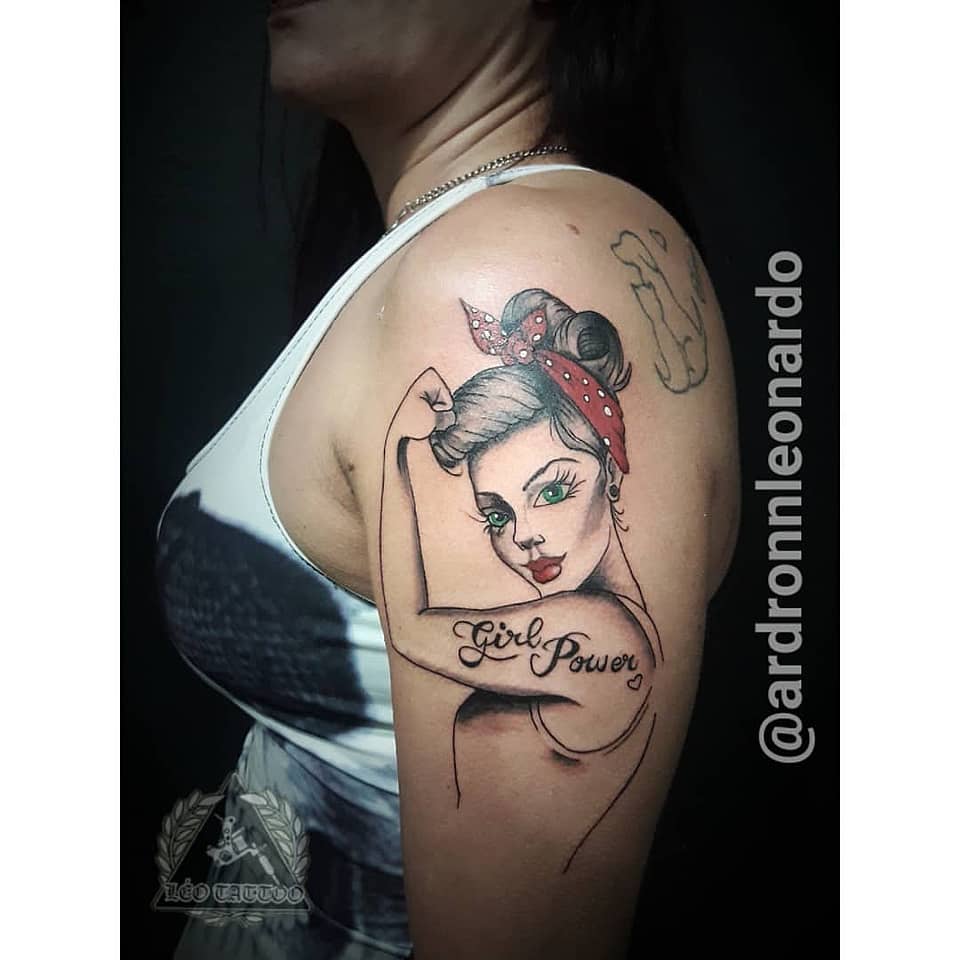 Girl Power Pin-Up (Rosie-inspired)
