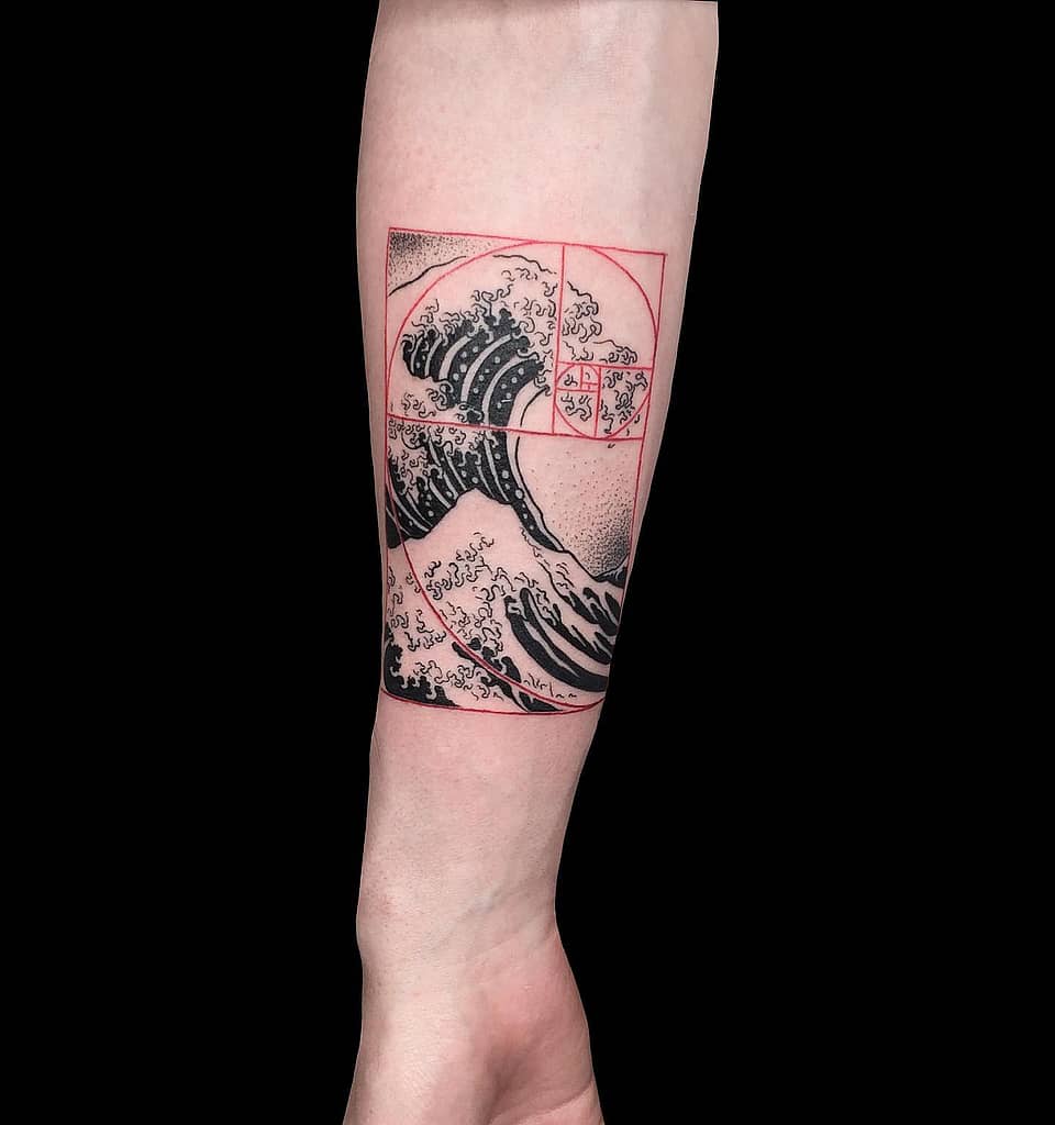Golden Spiral Great Wave