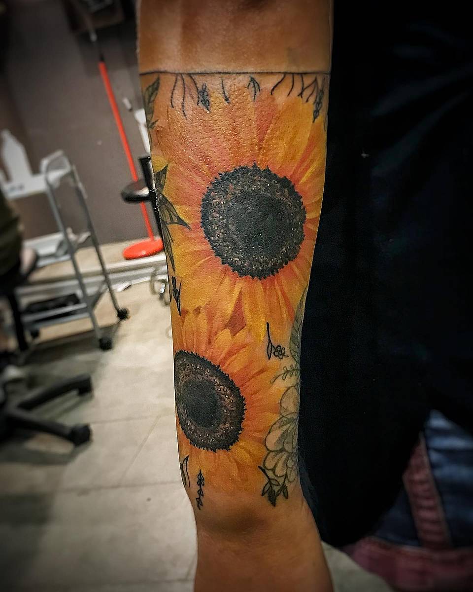 Golden Sunflower Duo