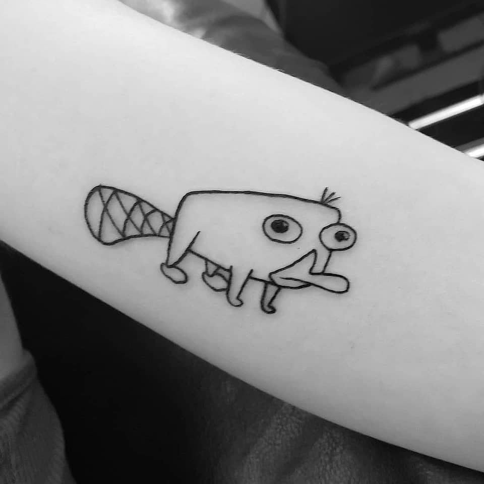 Goofy Platypus Doodle