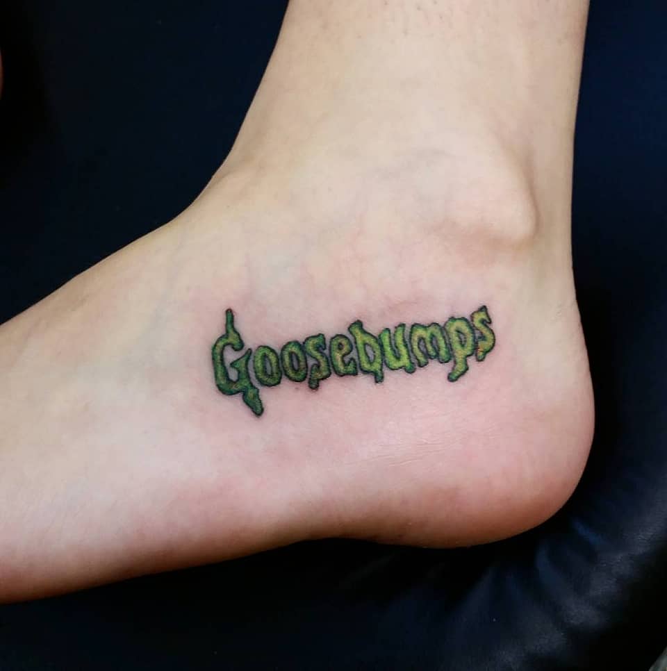 Goosebumps Slime Lettering
