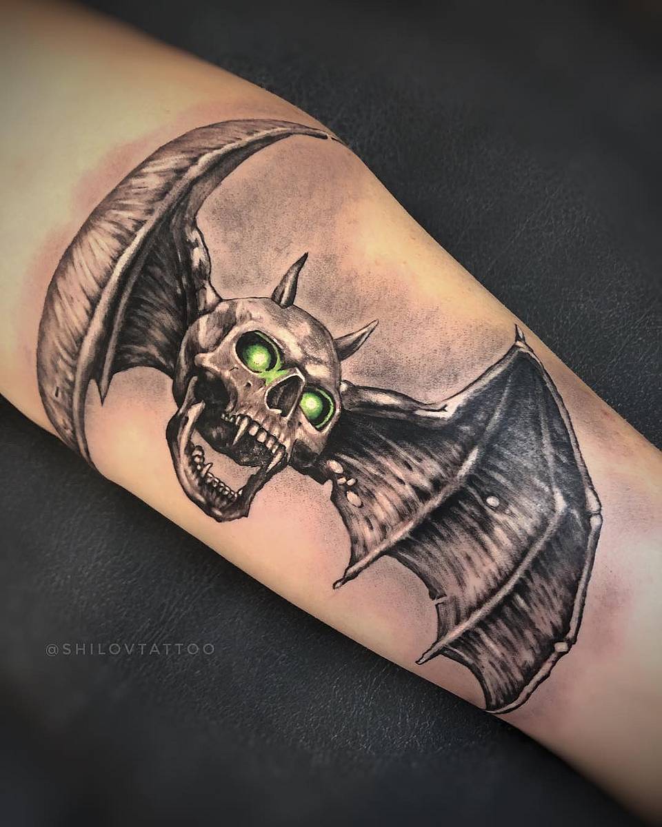 Green-Eyed Bat Skull