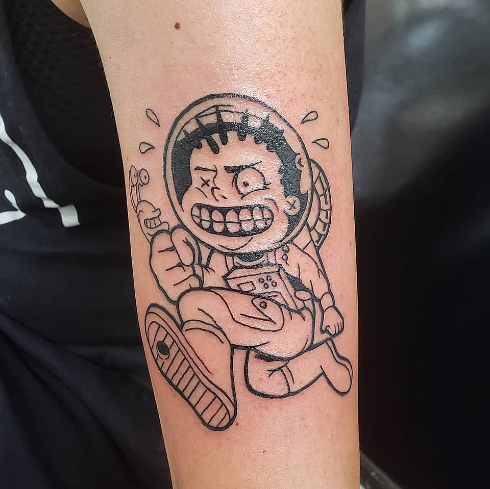 Grinning Space Explorer