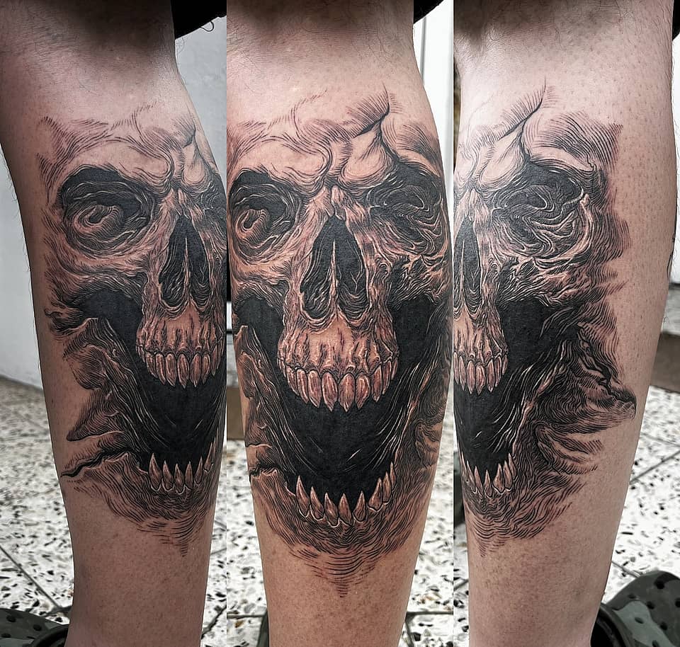 Grinning Wraith Skull