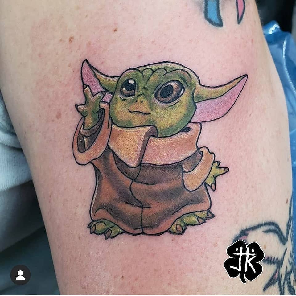 Grogu Reaches with the Force