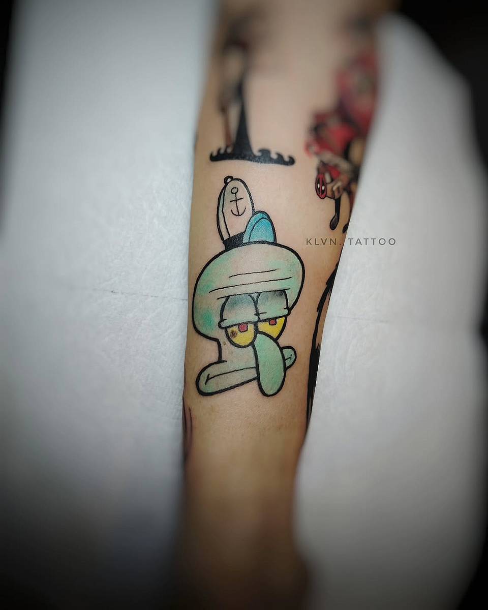 Grumpy Squidward