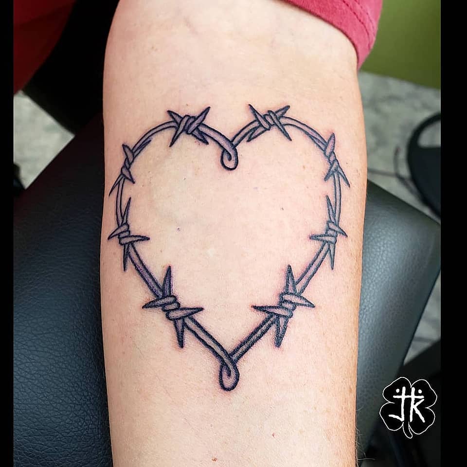 Guarded Heart Barbed Wire