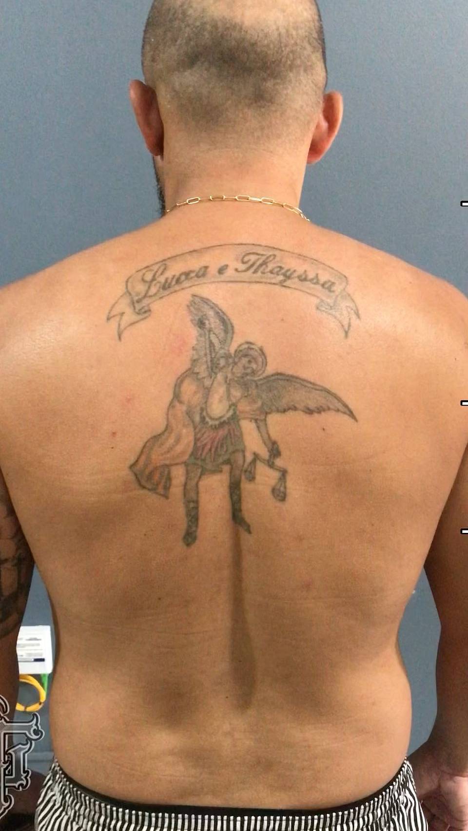 Guardian Angel with Banner