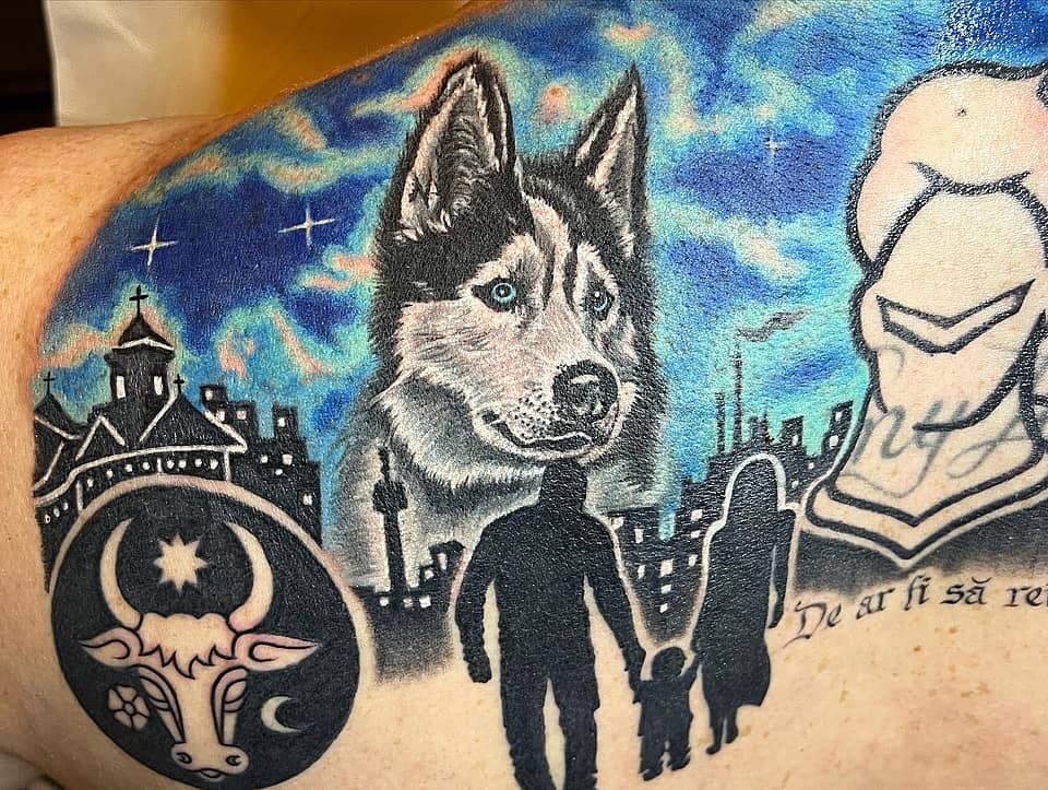 Guardian Husky & Family Skyline