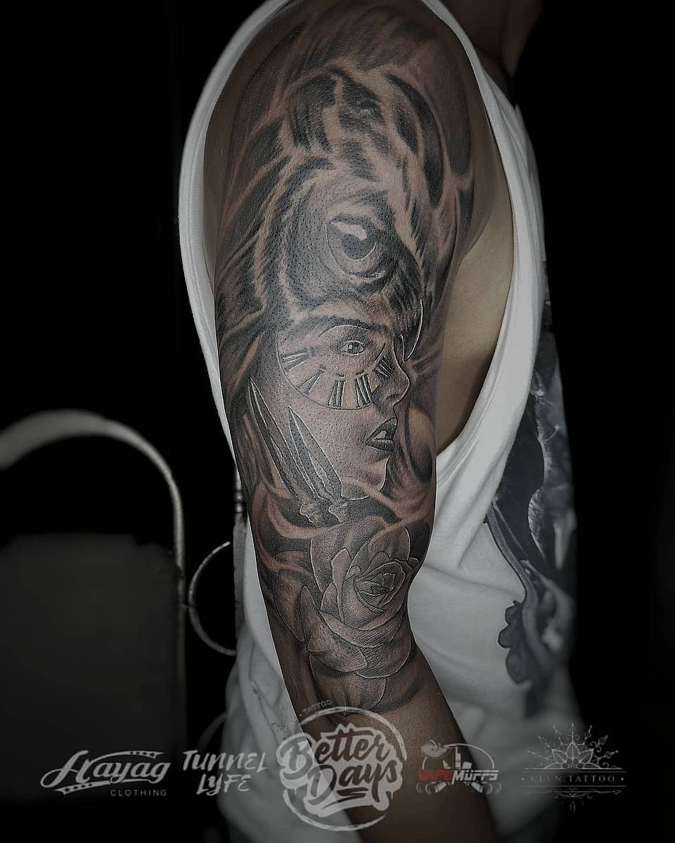 Guardian of Time Half Sleeve