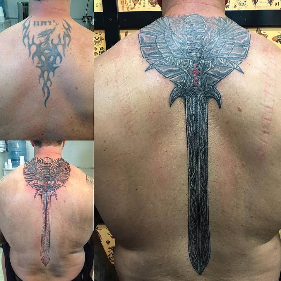 Guardian Winged Sword Backpiece