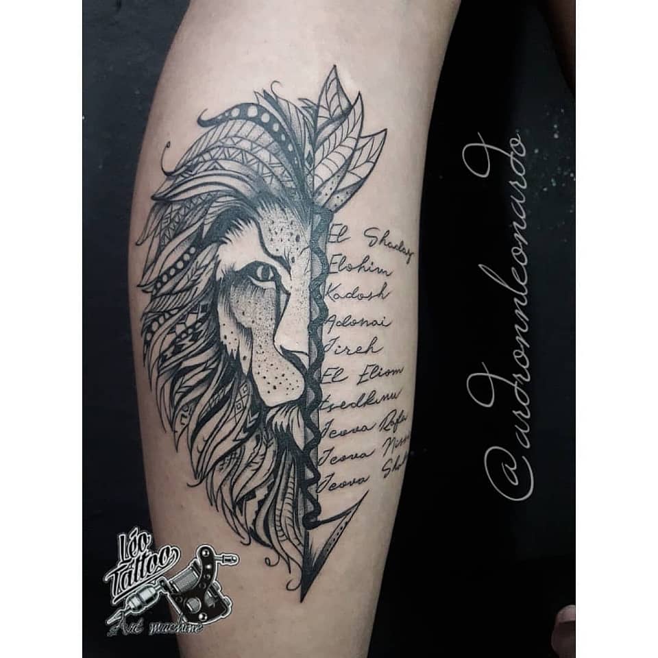 Half-Lion Script — Strength & Faith