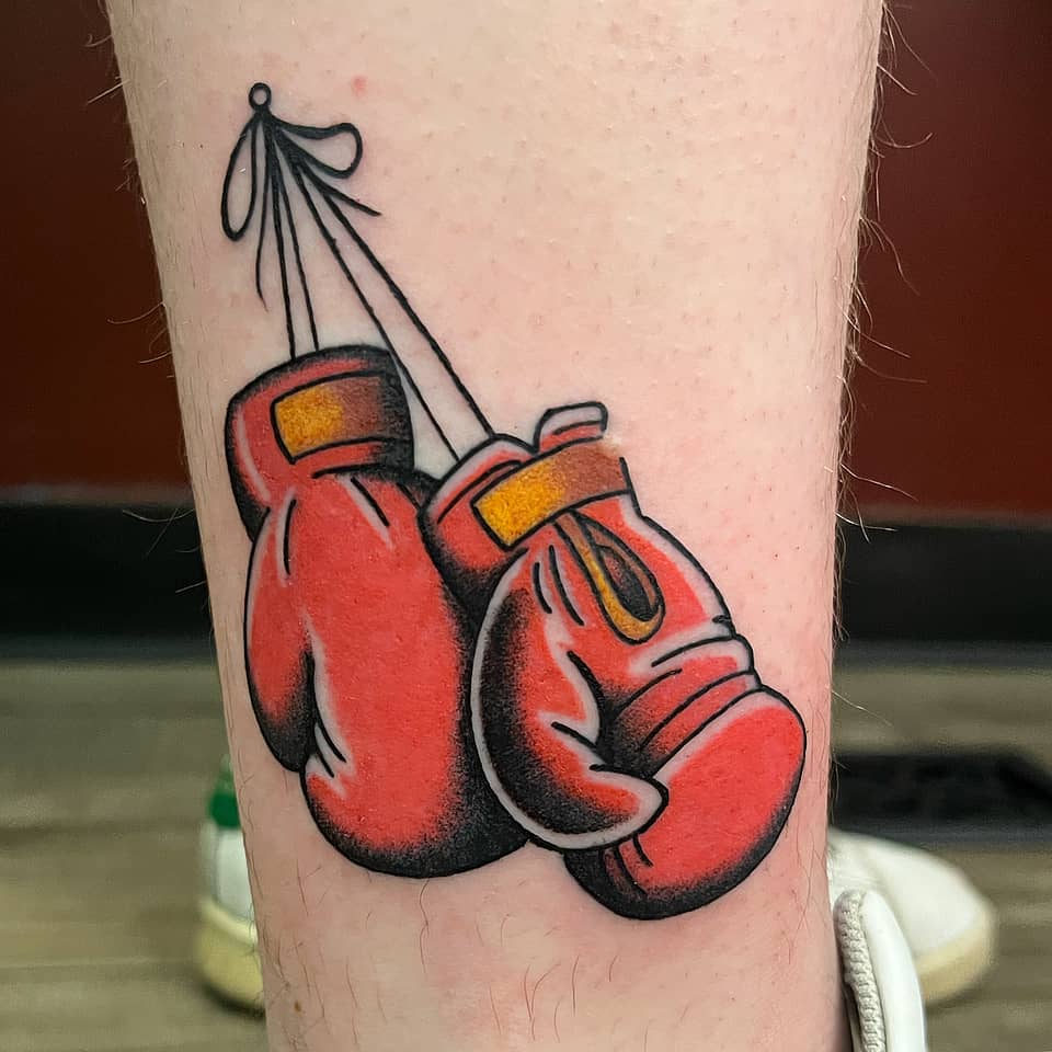 Hanging Boxing Gloves