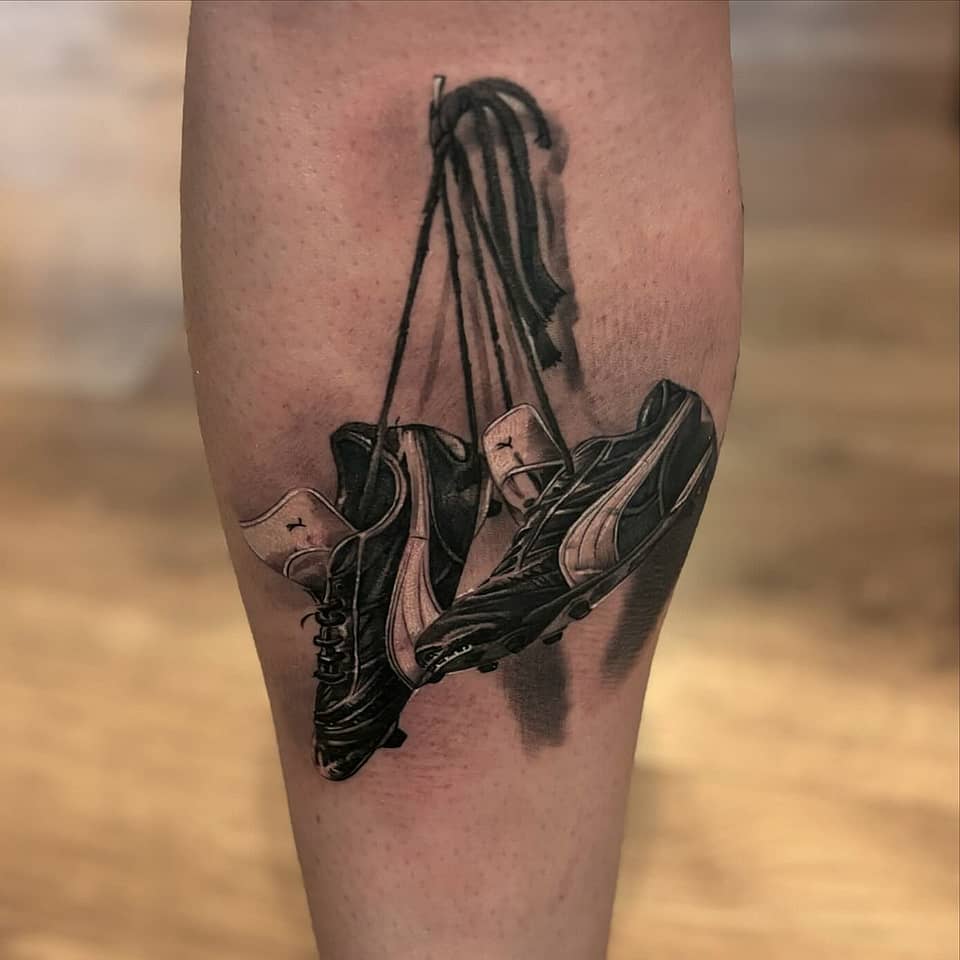 Hanging Soccer Cleats