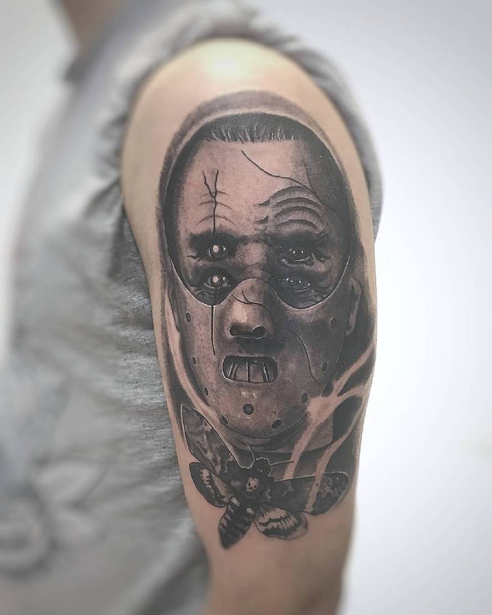 Hannibal Mask and Death's-Head Moth