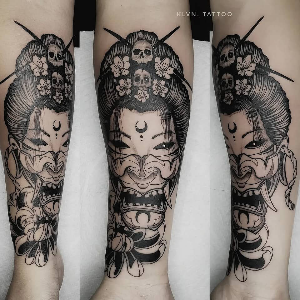Hannya Geisha Mask