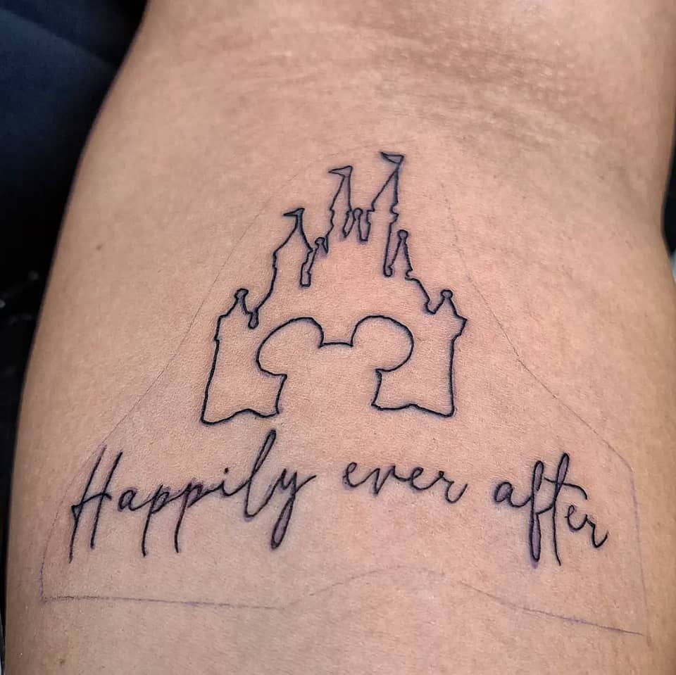 Happily Ever After Castle Outline