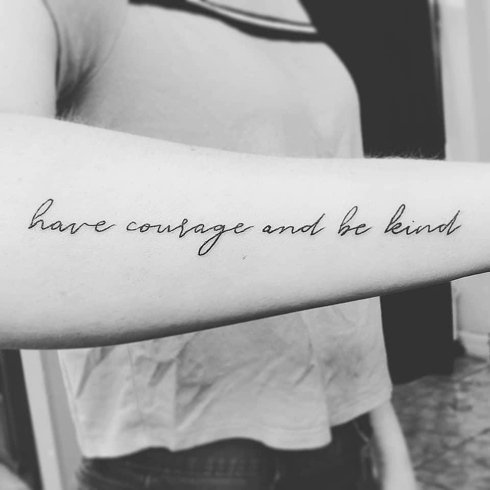 Have Courage and Be Kind Script